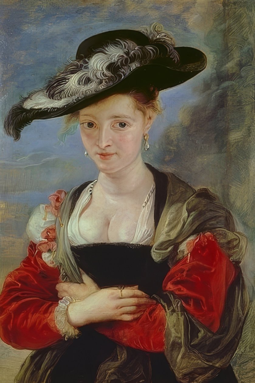 Le chapeau de Paille. Bildnis von Susanna Lunden von Peter Paul Rubens