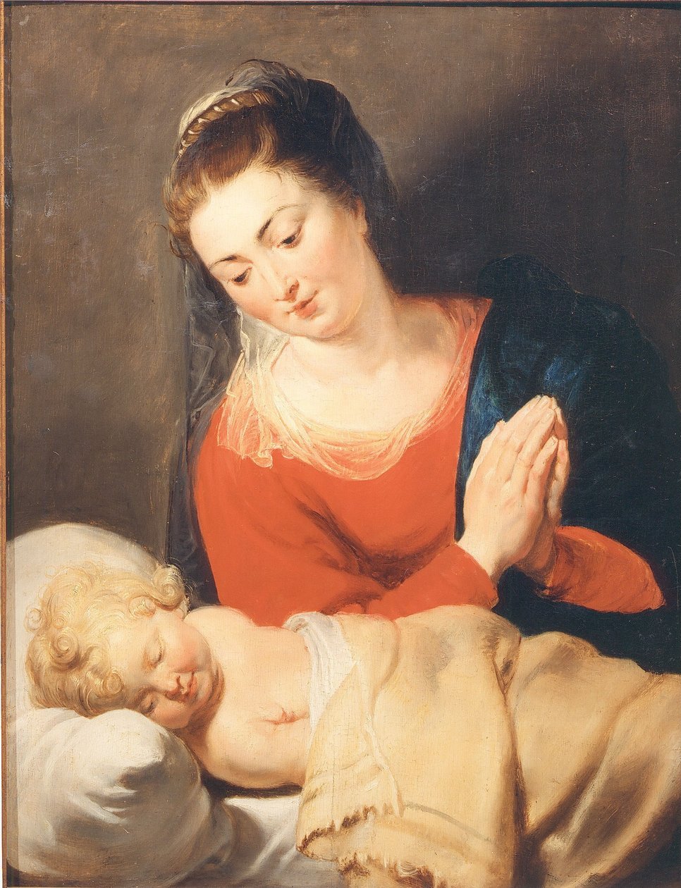 Maria vor dem schlafenden Christuskind von Peter Paul Rubens