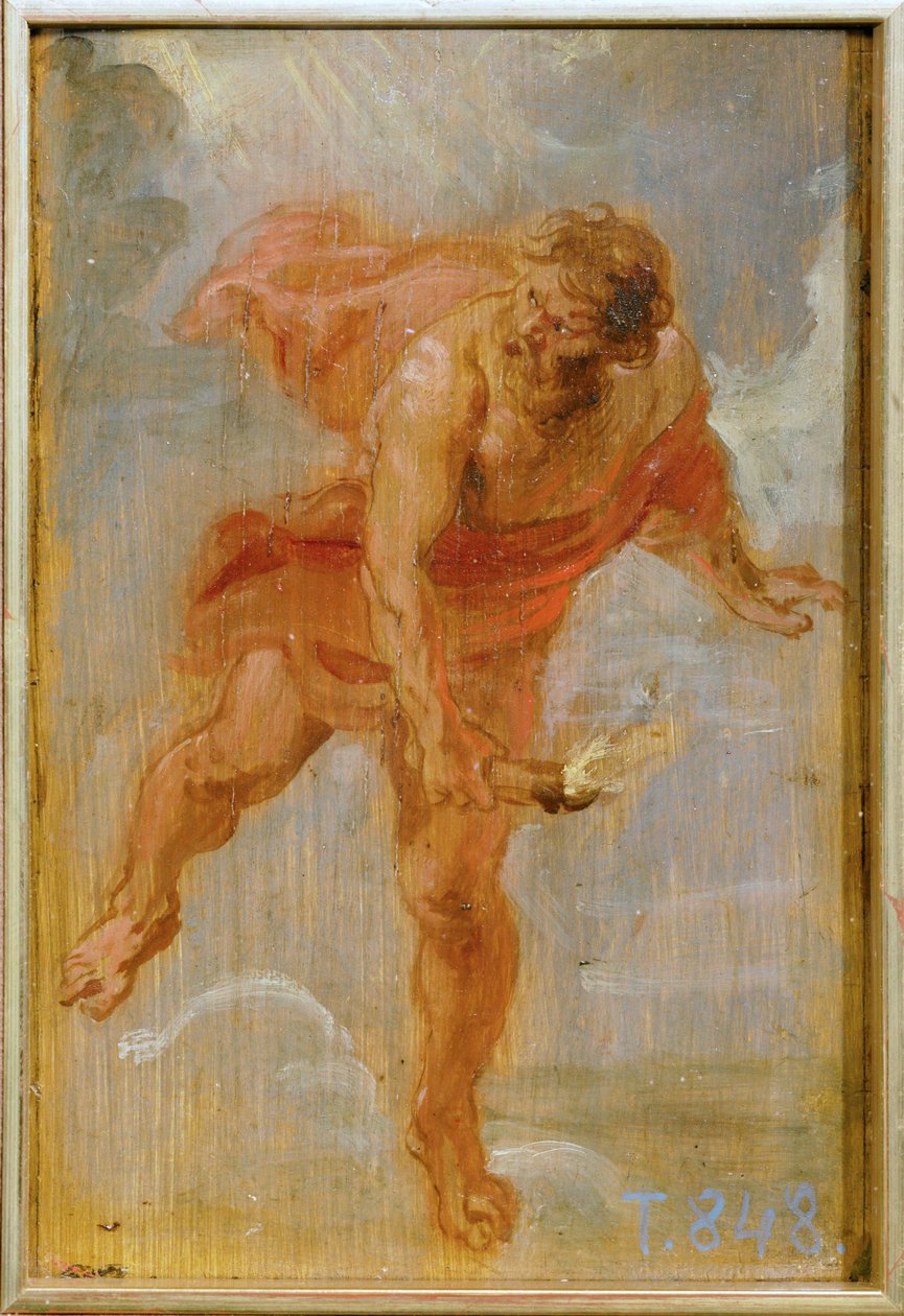 Prometheus mit der Feuerfackel von Peter Paul Rubens