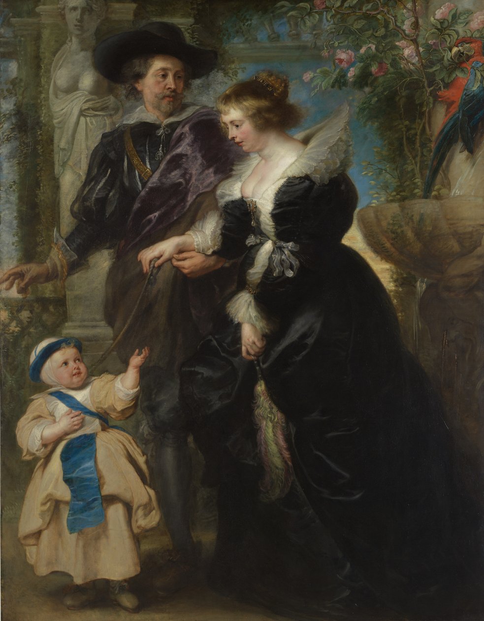 Rubens, seine Frau Helena Fourment 1614-1673 und ihr Sohn Frans 1633-1678, ca. 1635 von Peter Paul Rubens