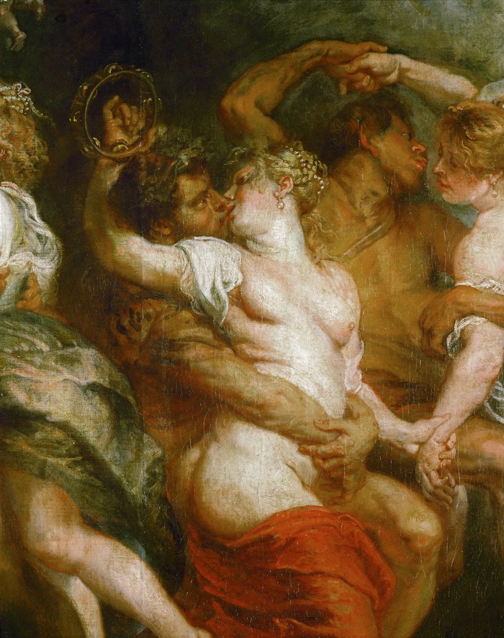 Satyr umarmt eine Bacchantin von Peter Paul Rubens