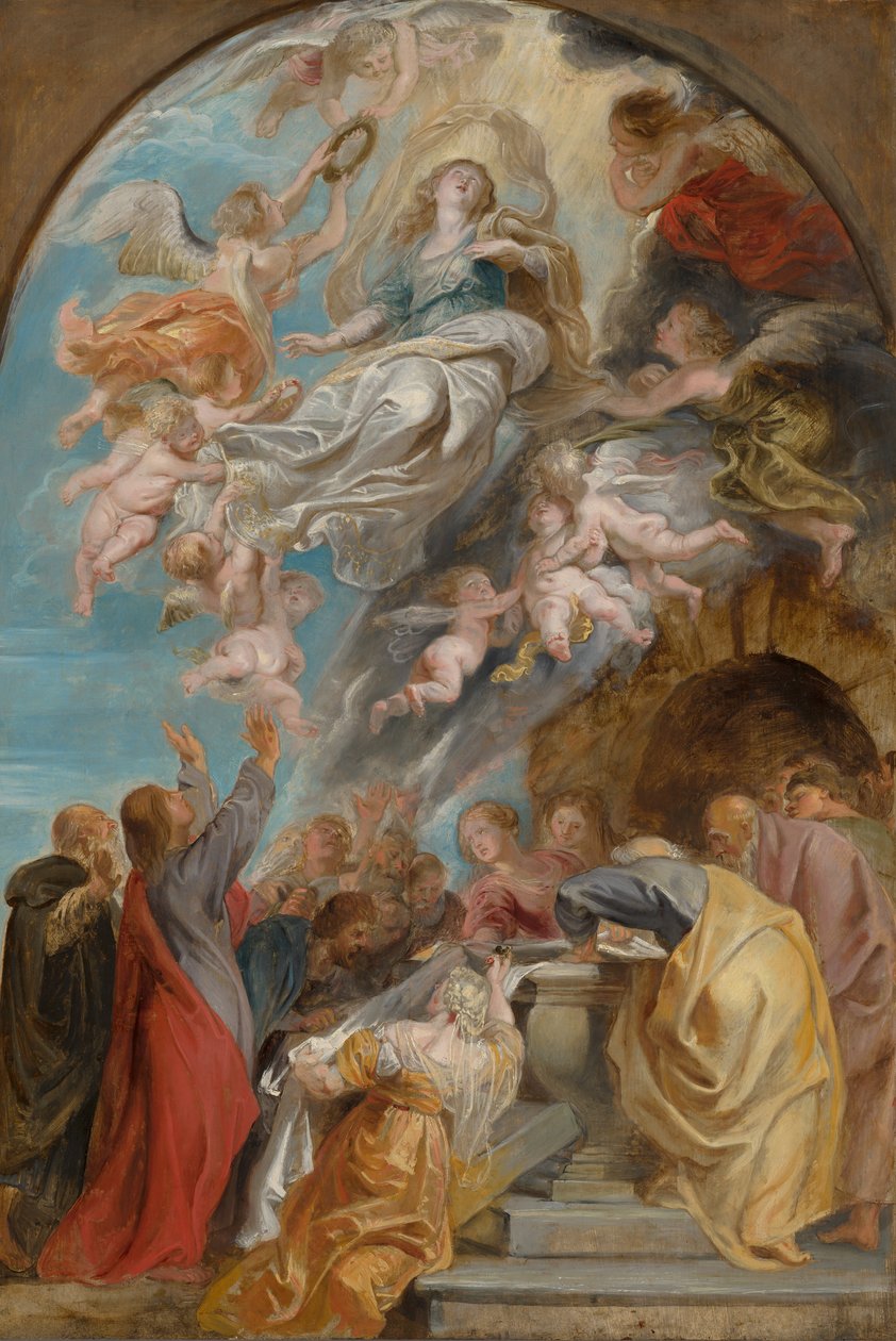 Skizze zur Mariä Himmelfahrt von Peter Paul Rubens
