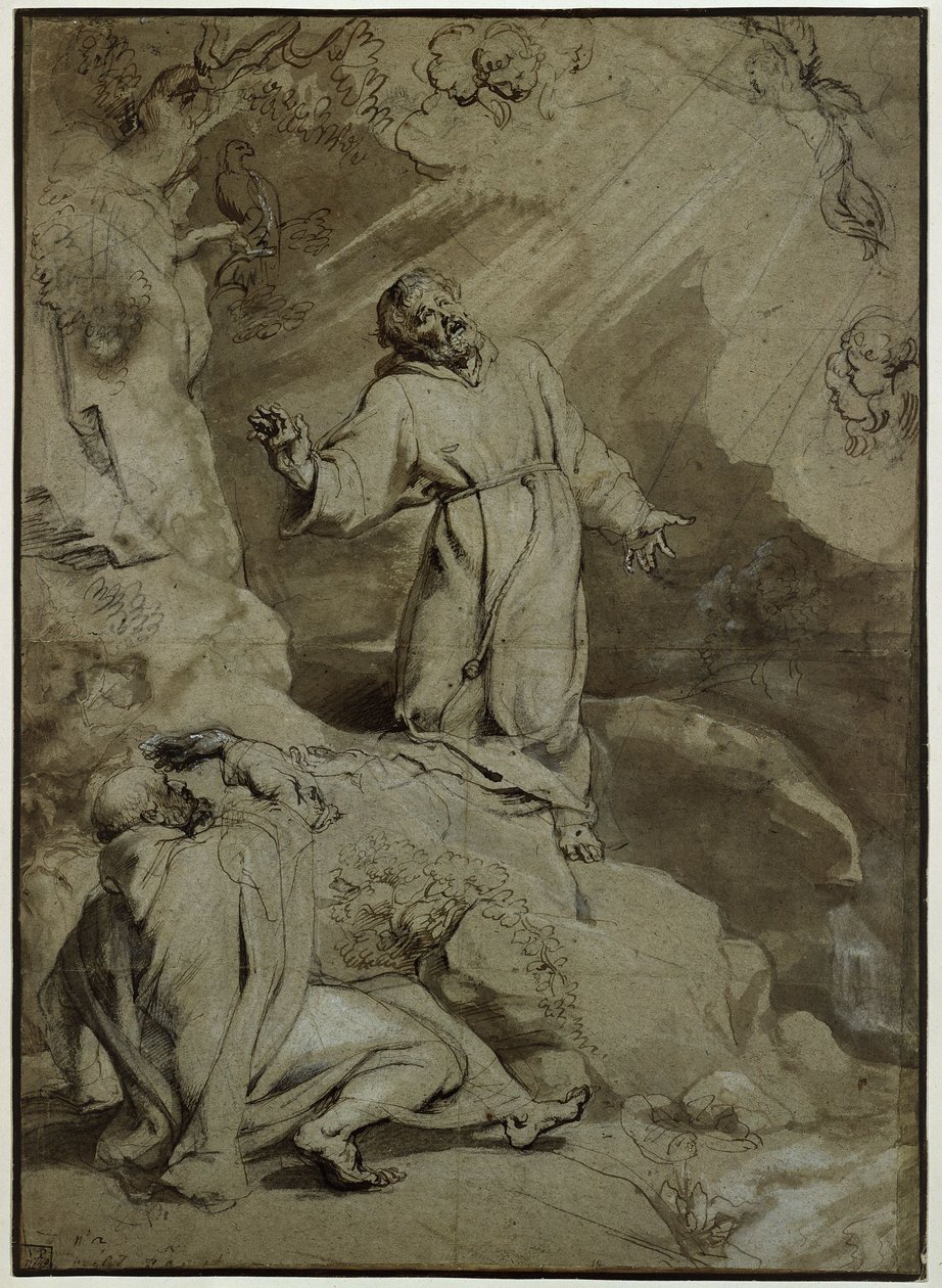 Stigmatisation des Heiligen Franz von Assisi von Peter Paul Rubens