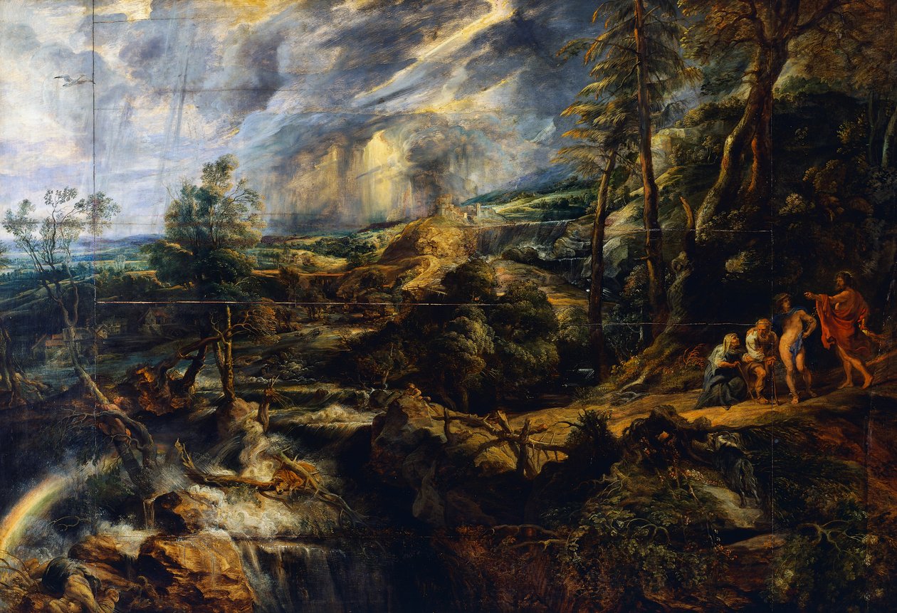 Stürmische Landschaft von Peter Paul Rubens