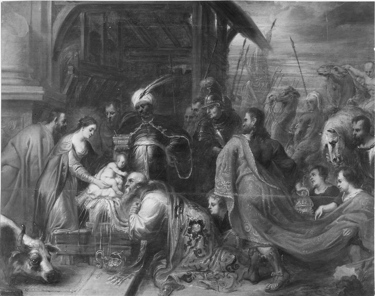 Die Anbetung der Könige von Peter Paul Rubens