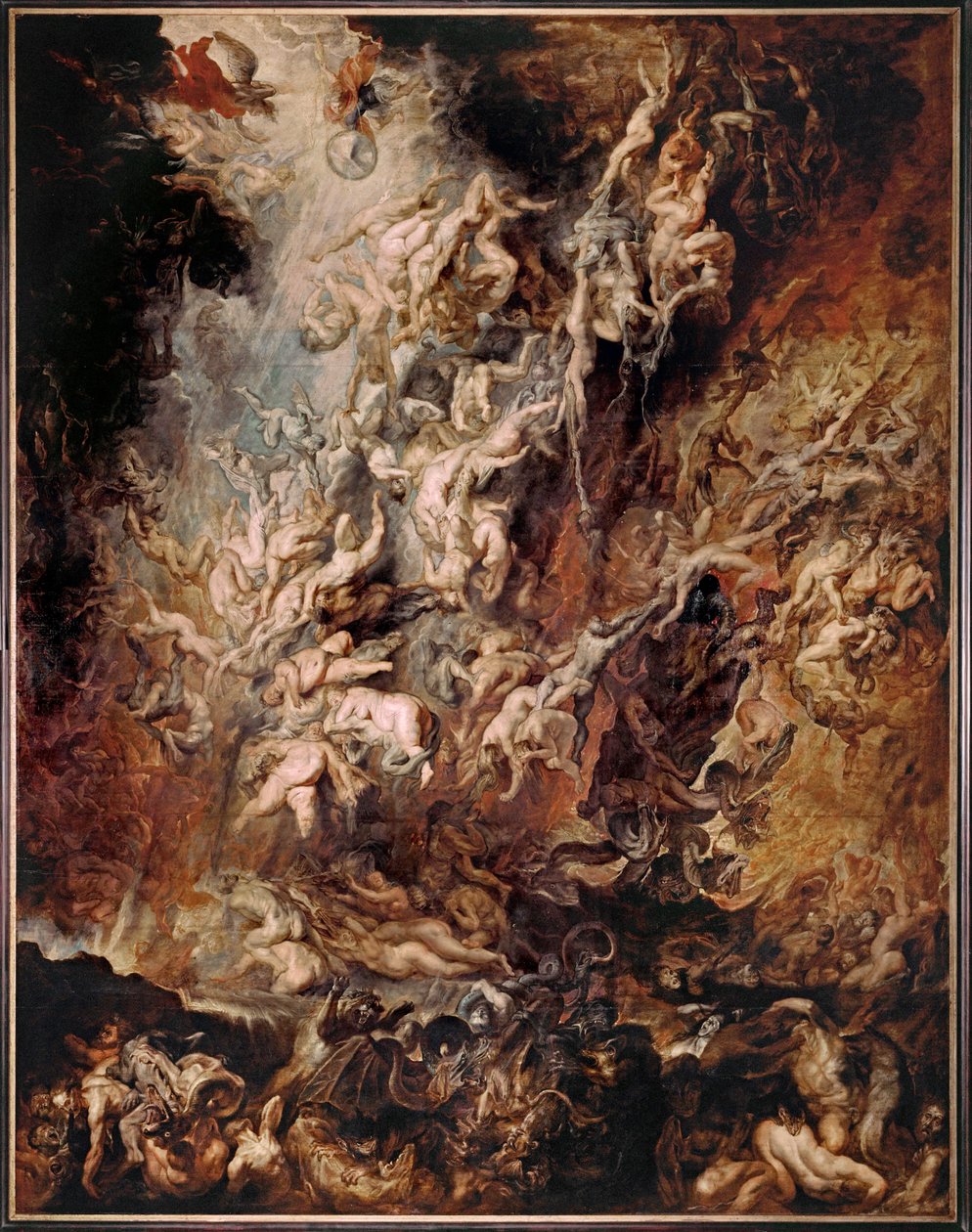 Der Fall der Verdammten von Peter Paul Rubens