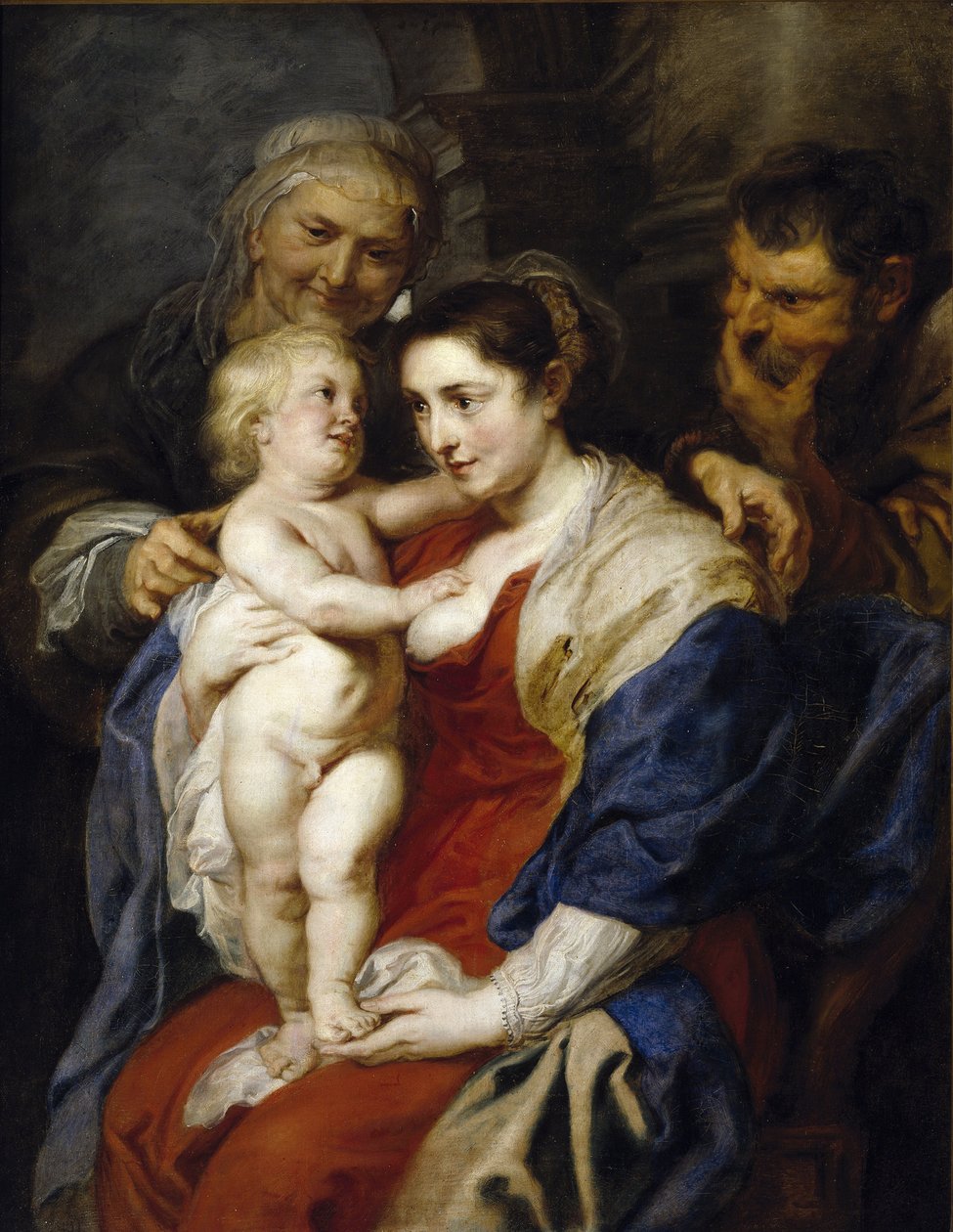 Die Heilige Familie mit der Heiligen Anna von Peter Paul Rubens