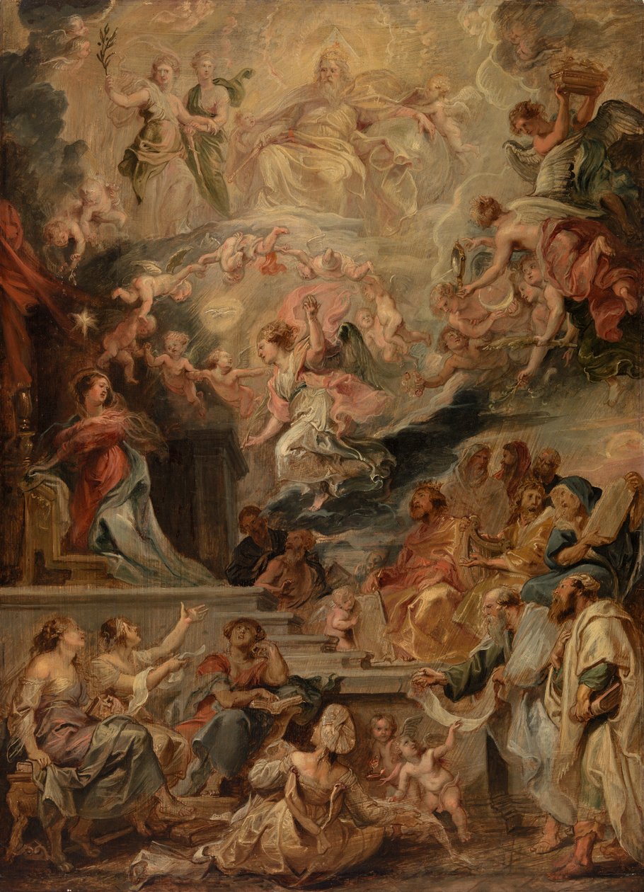 Die Inkarnation als Erfüllung aller Prophezeiungen von Peter Paul Rubens