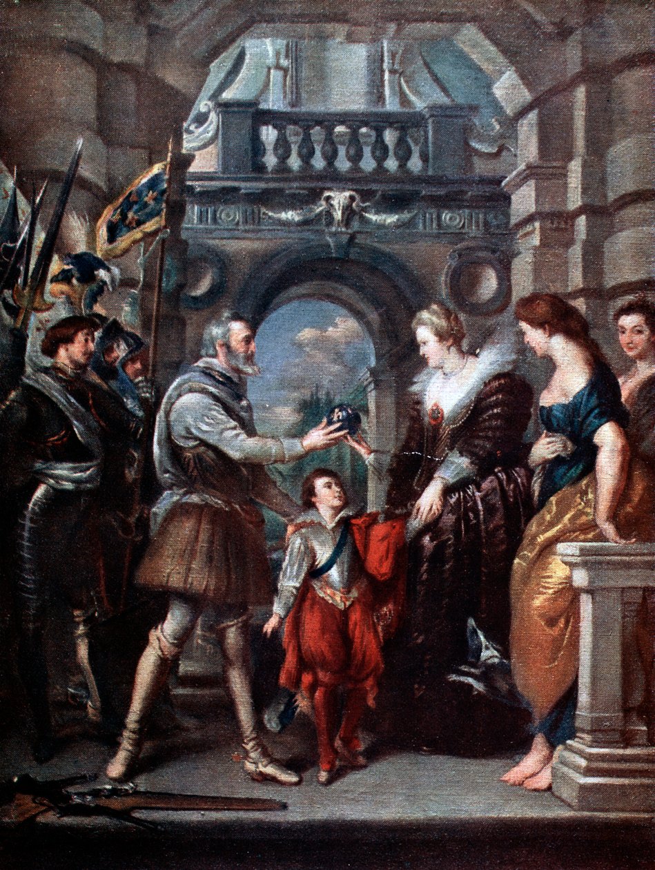 Der Medici-Zyklus: Henri IV. zieht in den Krieg nach Deutschland, 20. März 1610, 1621-1625 von Peter Paul Rubens