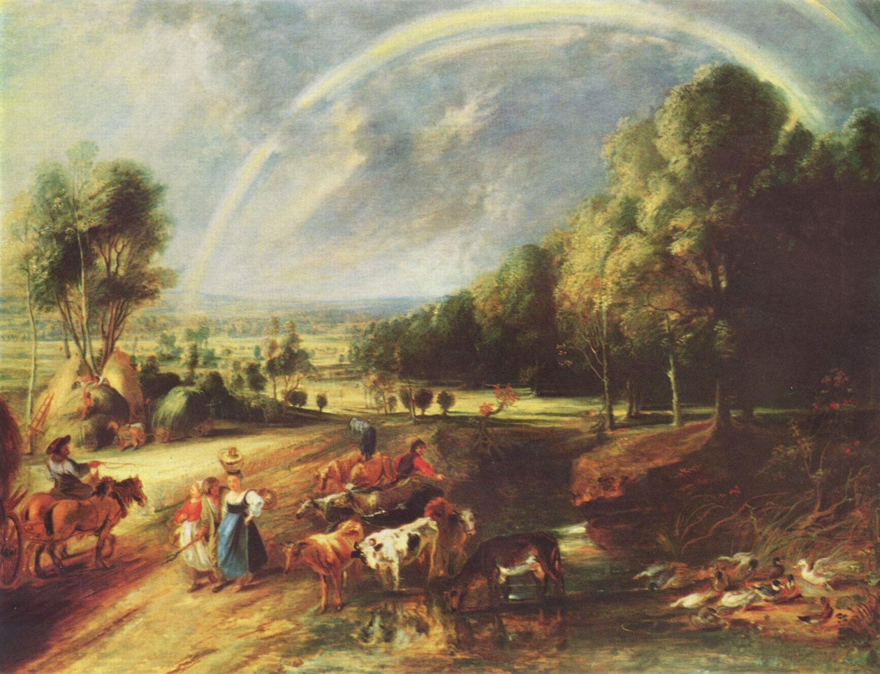 Die Regenbogenlandschaft (1640) von Peter Paul Rubens