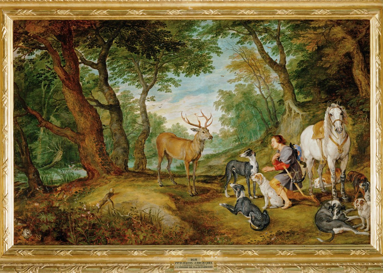 Die Vision des Heiligen Hubertus von Peter Paul Rubens