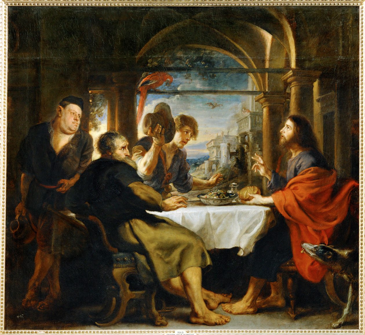 Das Abendmahl in Emmaus von Peter Paul Rubens