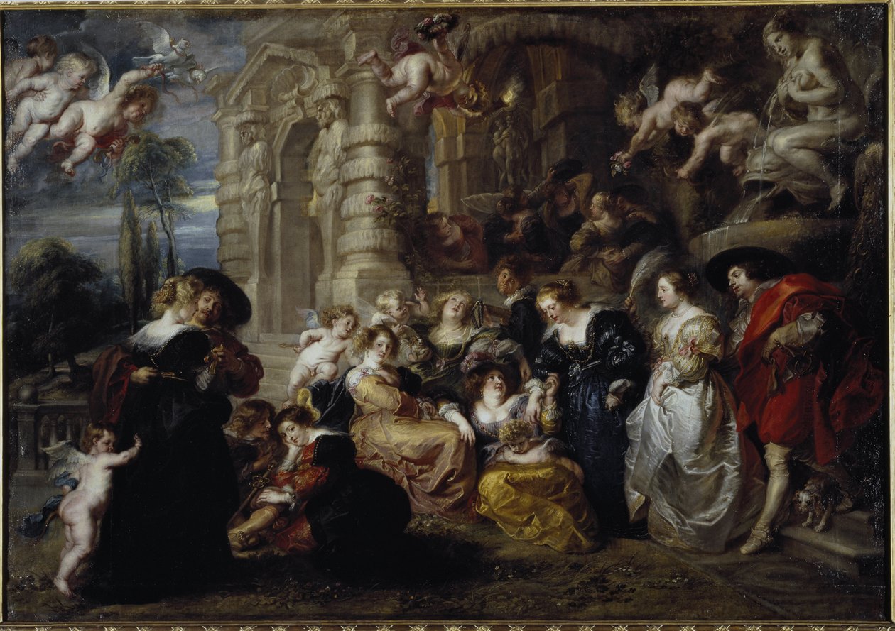 Der Garten der Liebe von Peter Paul Rubens
