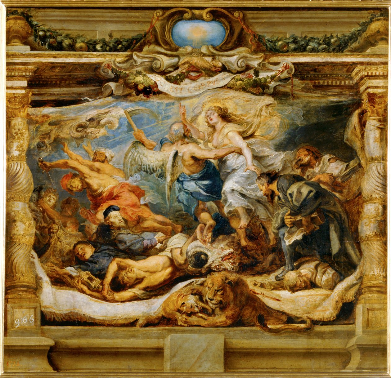 Der Triumph der katholischen Wahrheit von Peter Paul Rubens