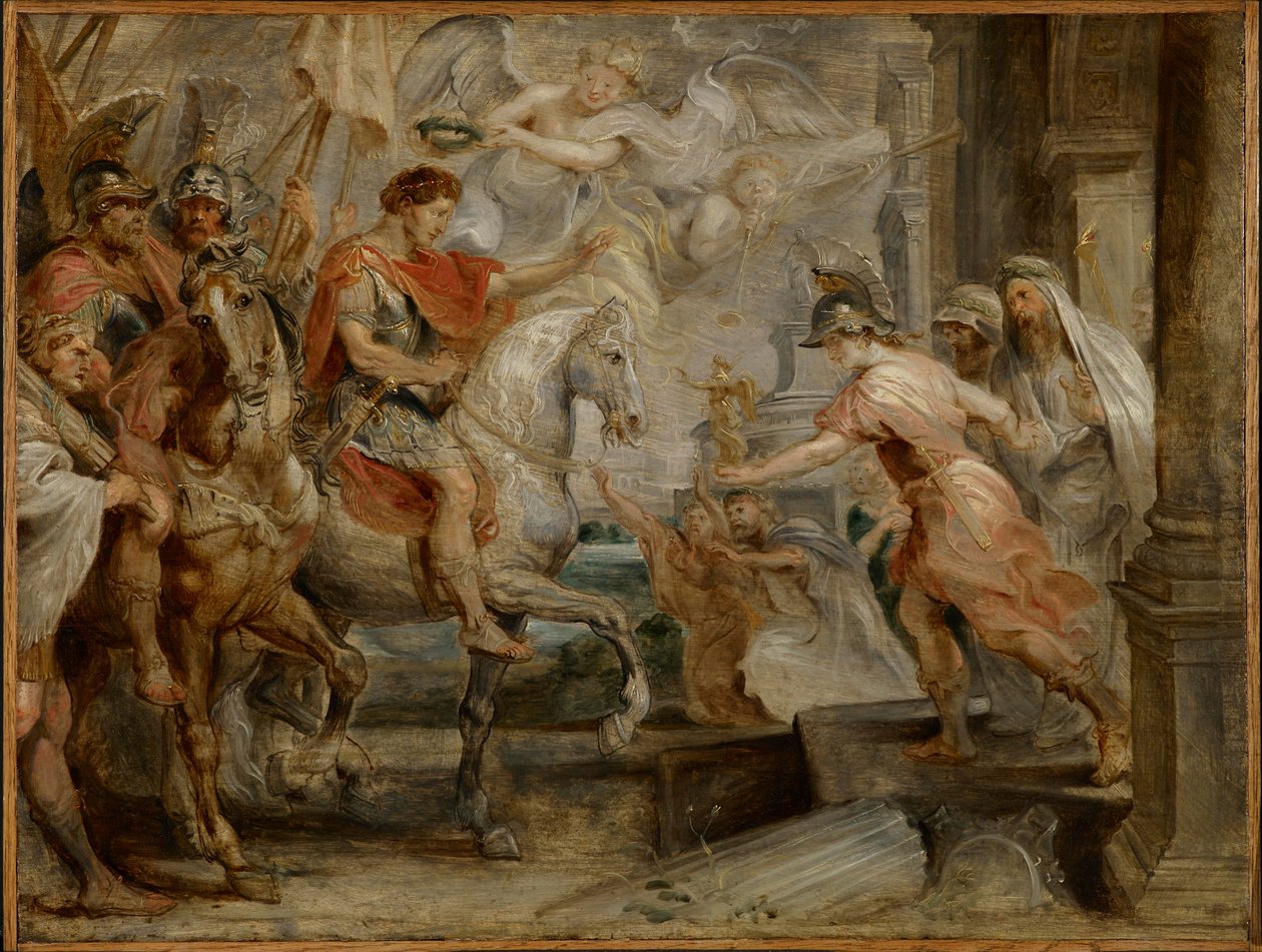 Triumphaler Einzug Konstantins in Rom von Peter Paul Rubens