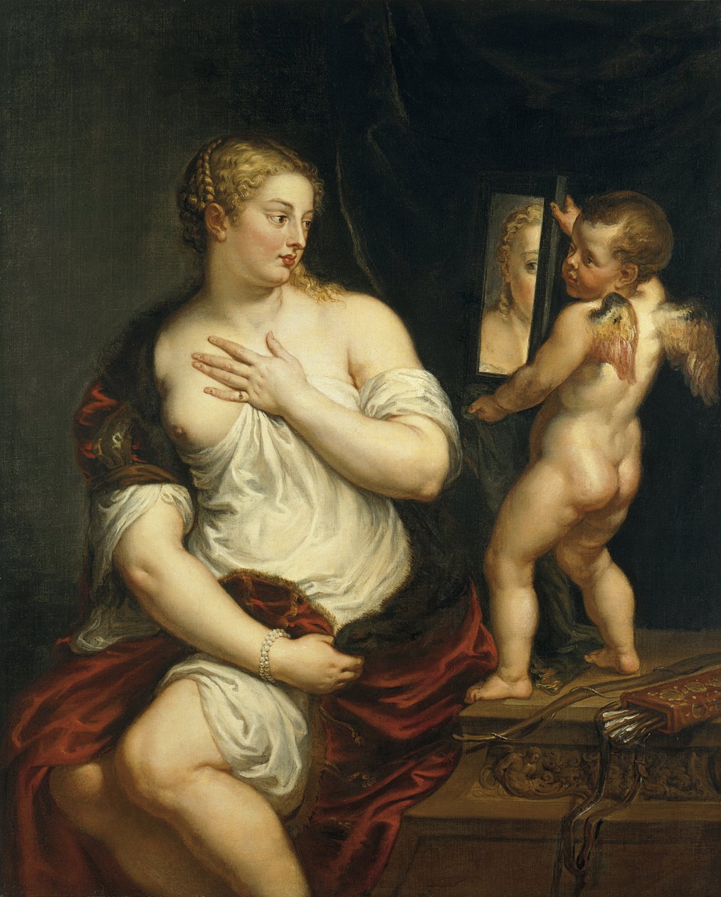 Venus und Amor von Peter Paul Rubens