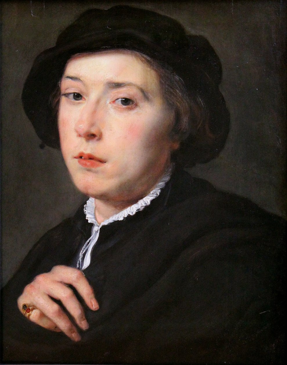 Junger Mann mit schwarzem Hut von Peter Paul Rubens
