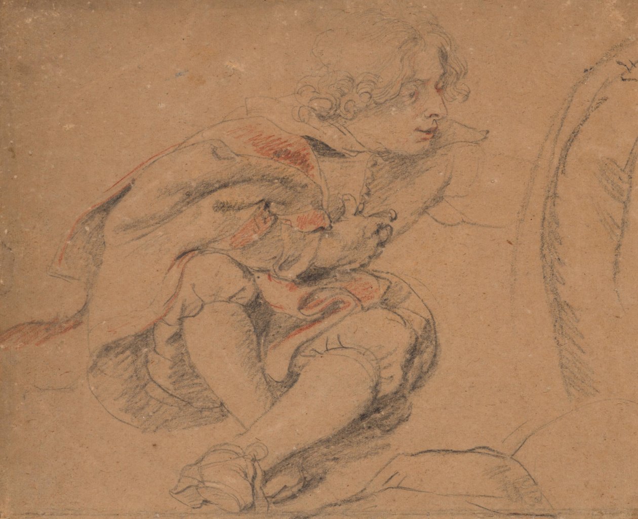 Sitzender junger Mann von Peter Paul Rubens