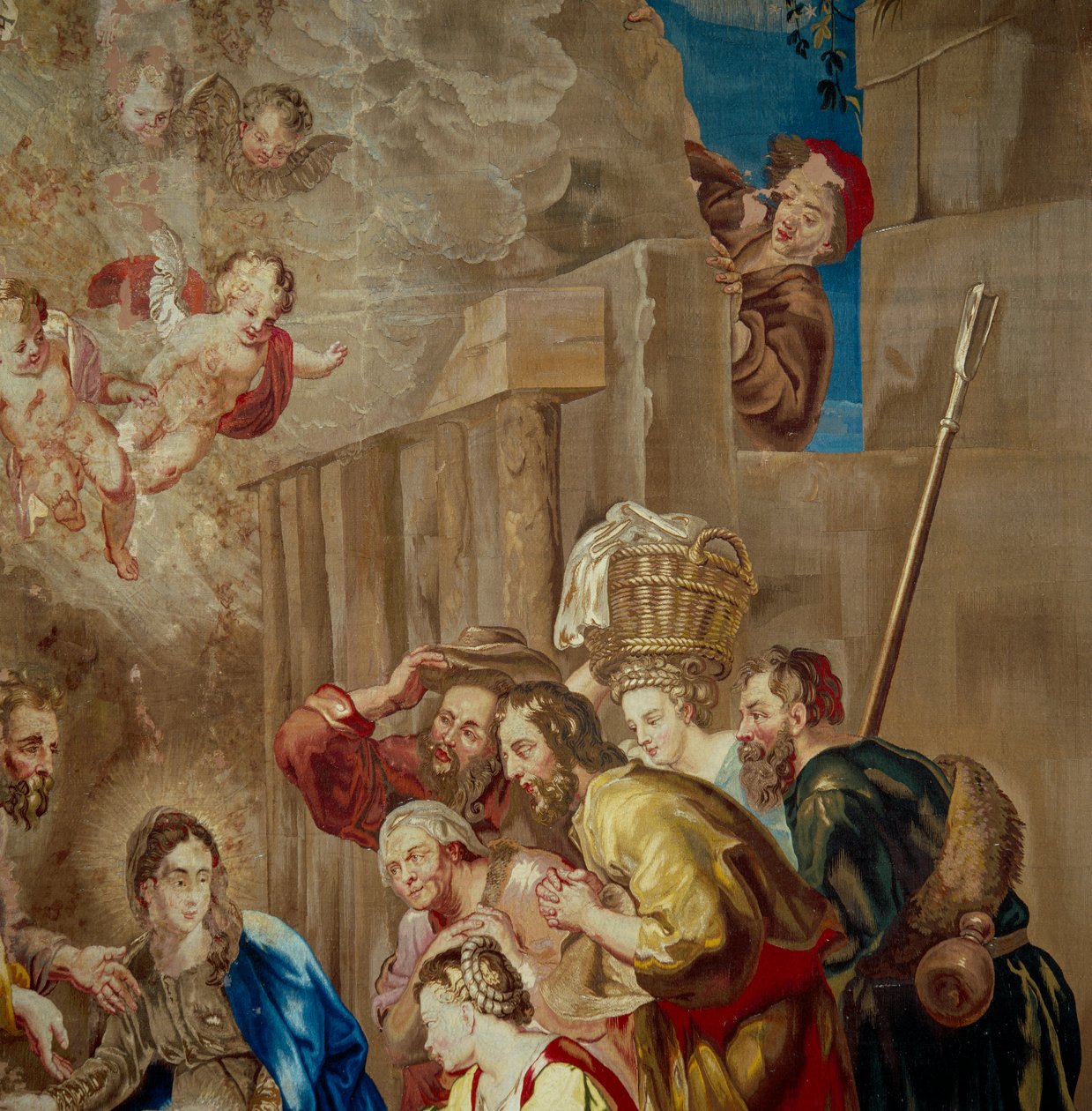 Anbetung des Christuskindes (Detail) von Peter Paul after Rubens