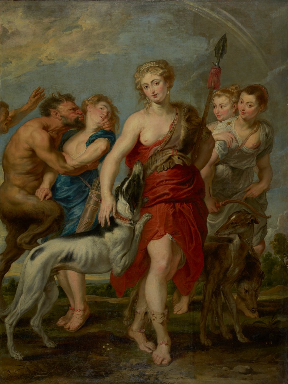 Diana und ihre Nymphen auf der Jagd von Peter Paul studio of Rubens