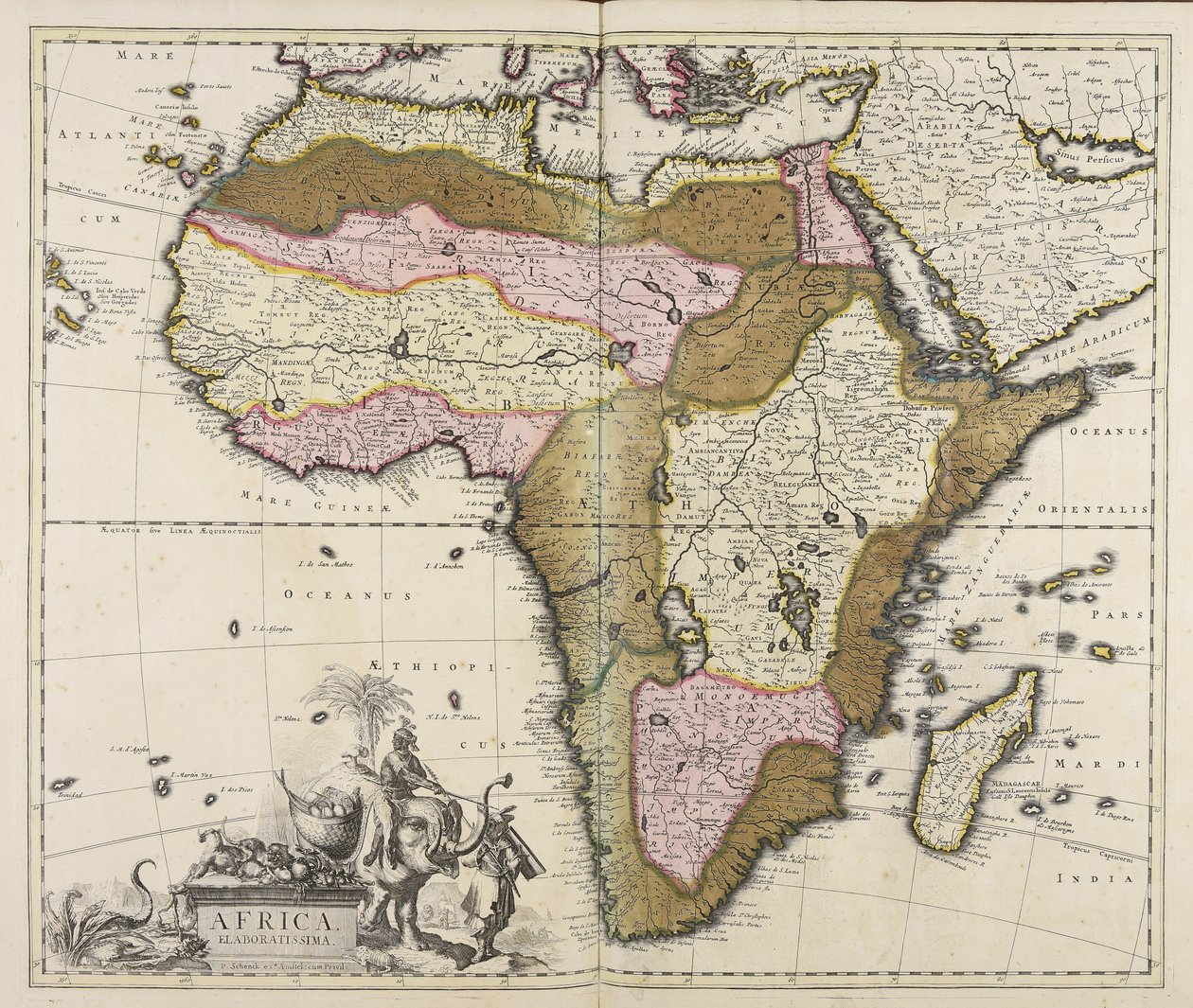 Africa elaboratissima von Peter Schenk the Elder