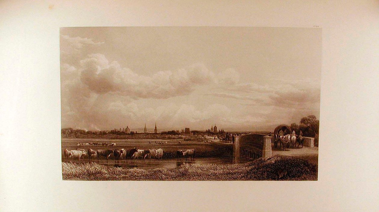 Ein Blick auf Oxford, vom Westen von Peter de Wint