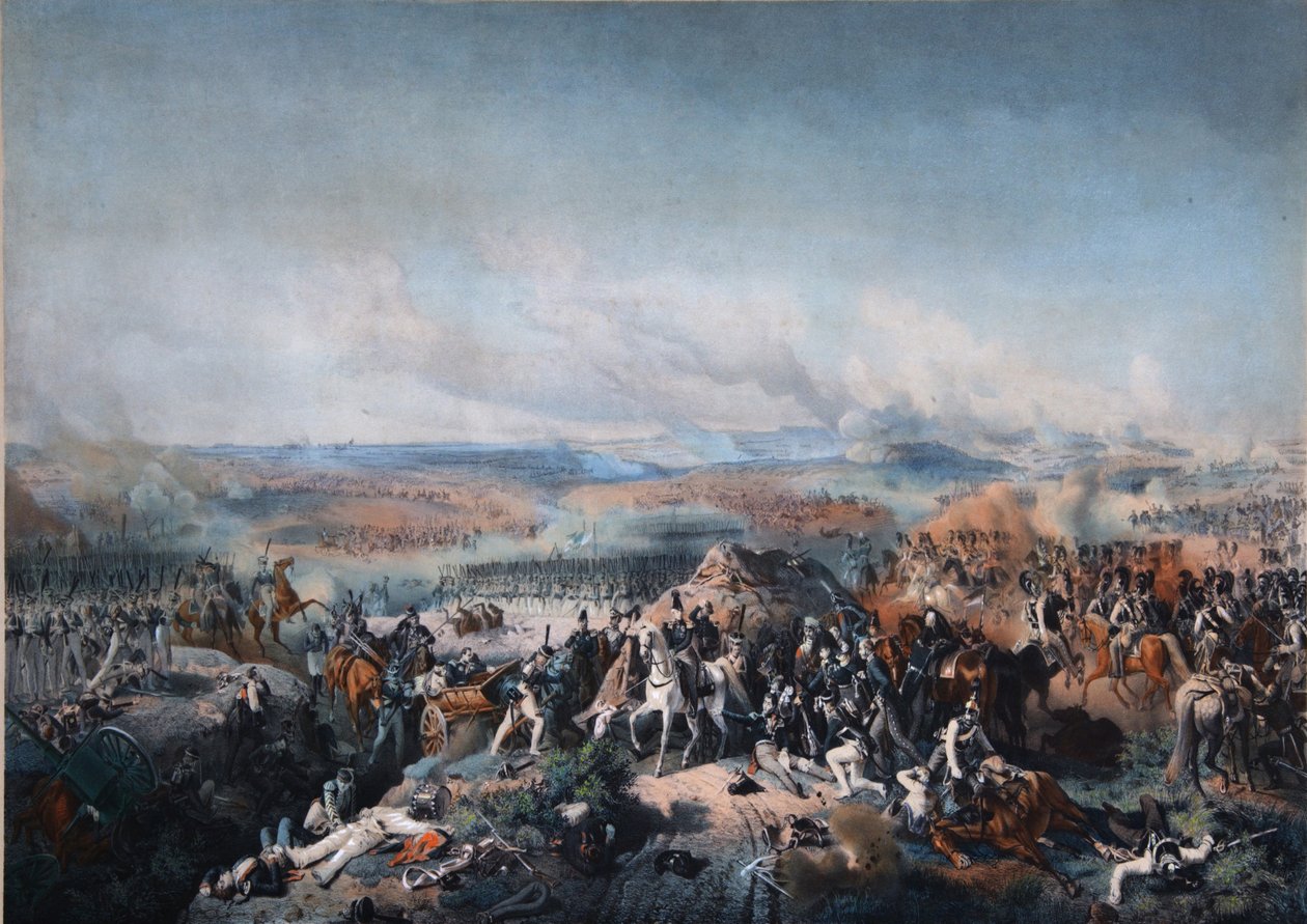 Die Schlacht von Borodino am 26. August 1812 von Peter von Hess