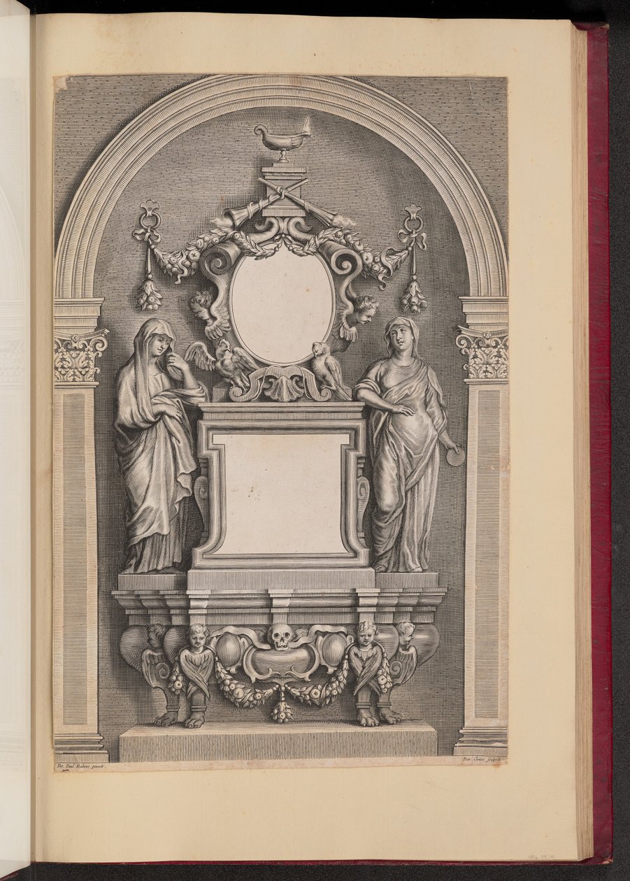 Epitaph von Rubens von Petrus Clouet after Sir Peter Paul Rubens