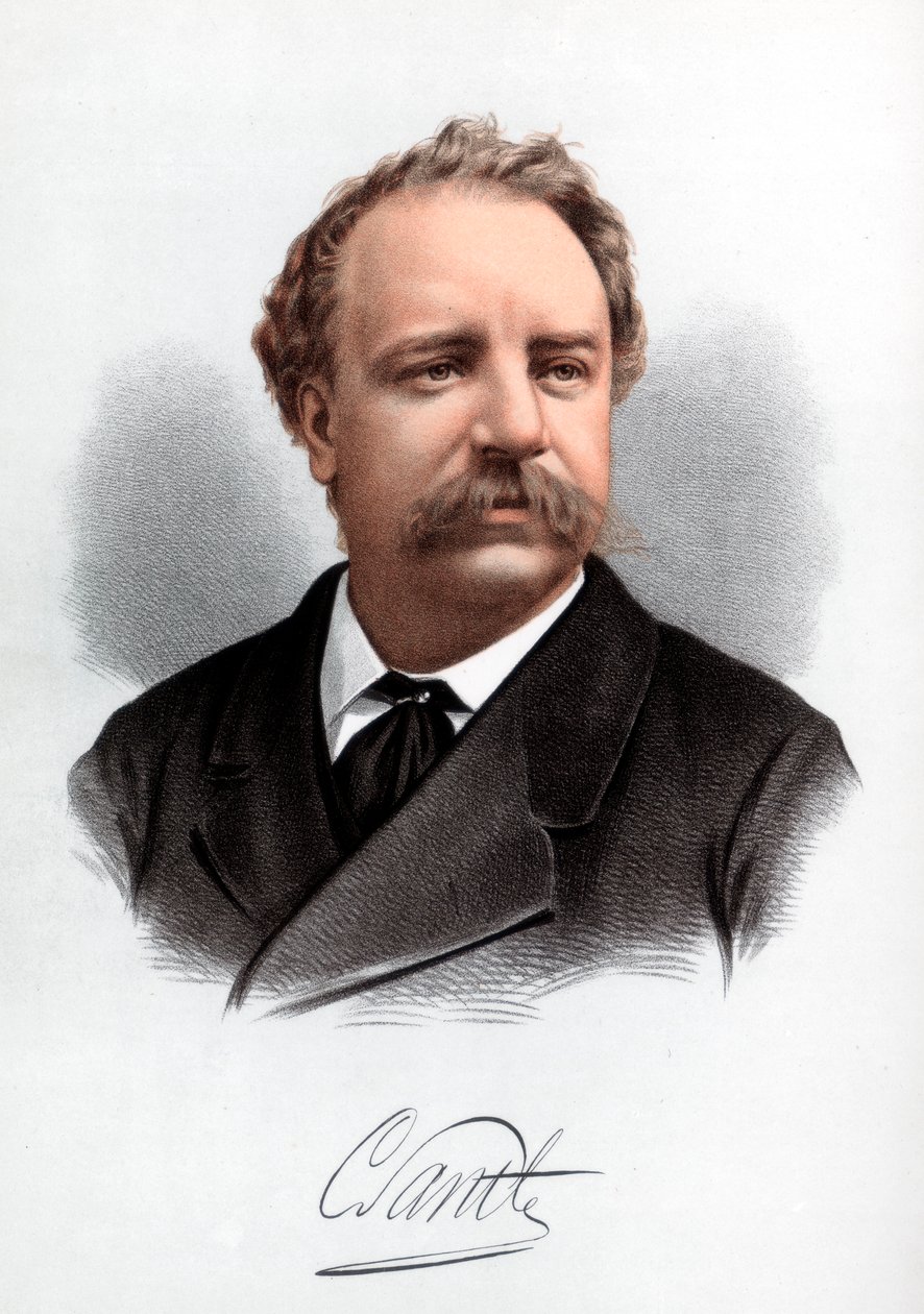 Sir Charles Santley, englischer Sänger, ca. 1890 von Petter and Galpin Cassell