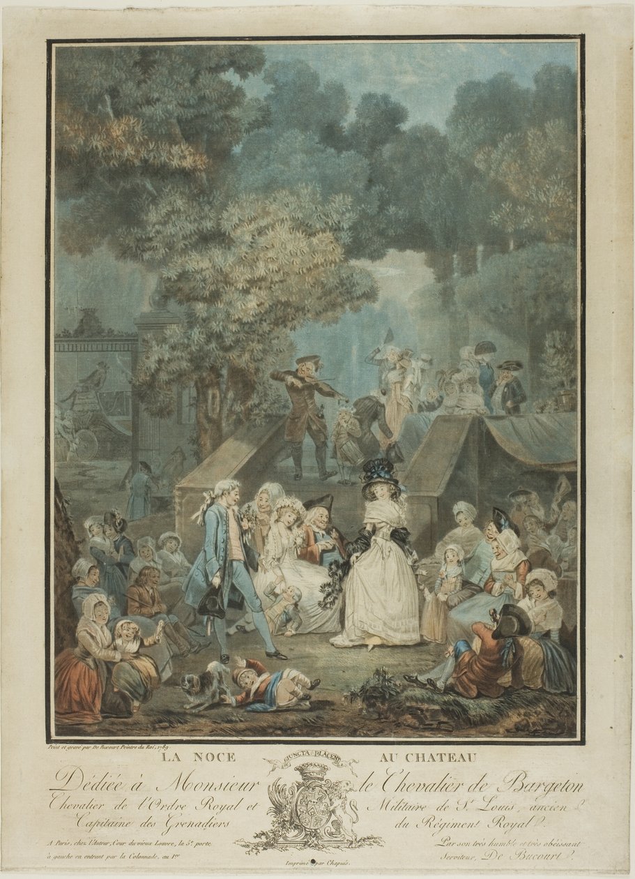 Die Nacht im Schloss von Philibert-Louis Debucourt