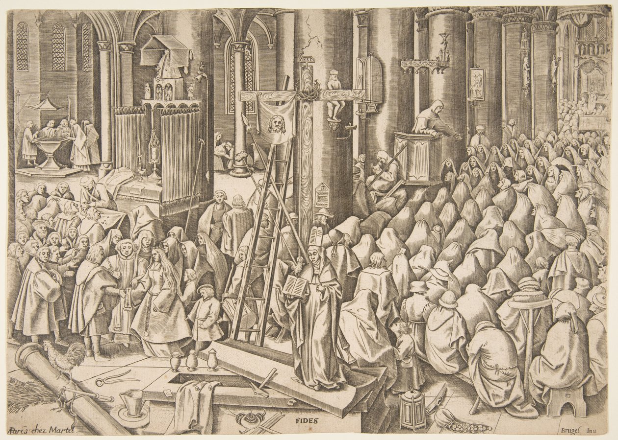 Glaube (Fides) aus Die Tugenden von Philip Galle