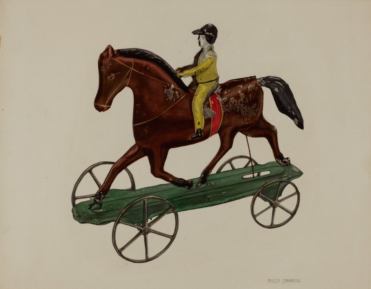 Pferd und Reiter von Philip Johnson
