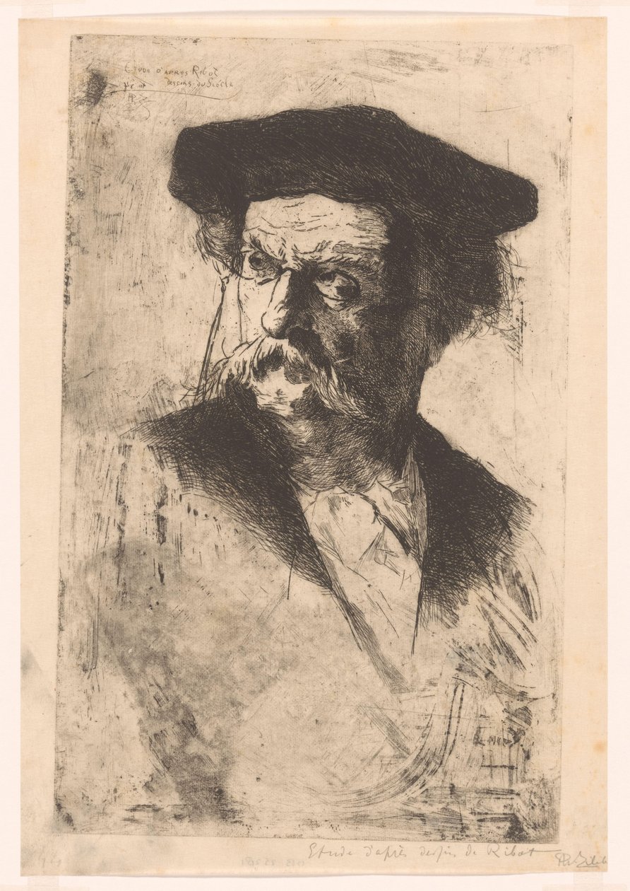 Porträt eines Mannes von Philip Zilcken (signed by artist)