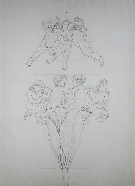 Die Lichtlilie, eine Studie für Der Morgen, 1809 von Philipp Otto Runge