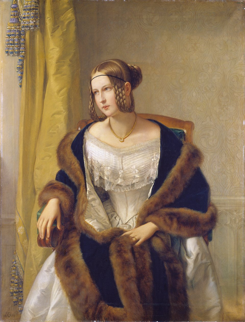 Porträt der Baronin von Bernus von Philipp Veit