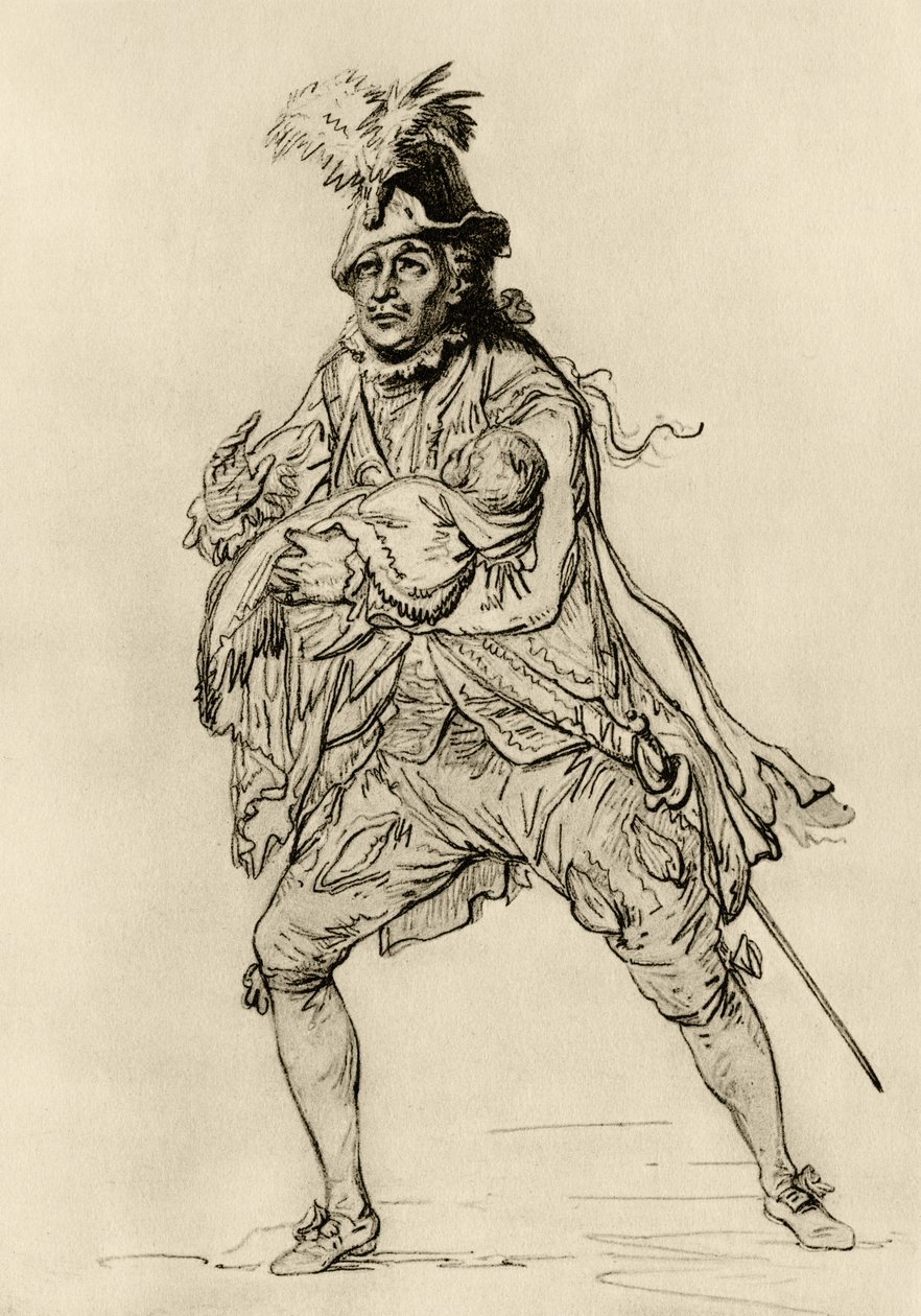 David Garrick in der Rolle des Don Juan von Philippe Jacques de Loutherbourg
