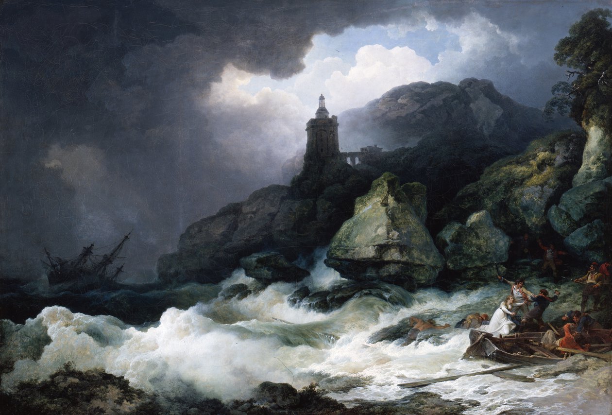 Das Schiffswrack, 1793 von Philippe Jacques de Loutherbourg
