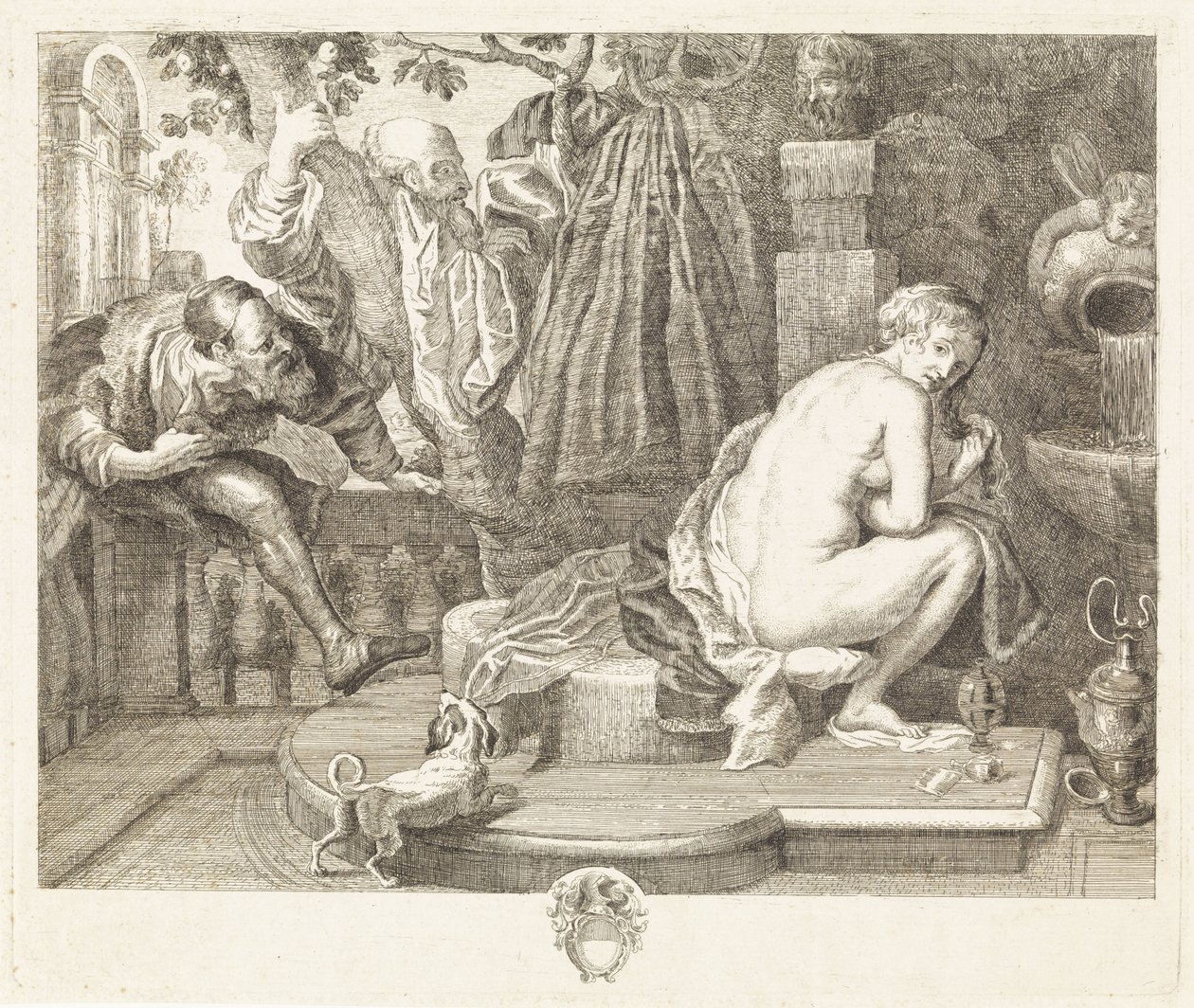 Susanna und die Ältesten von Philippe Lambert Joseph Spruyt