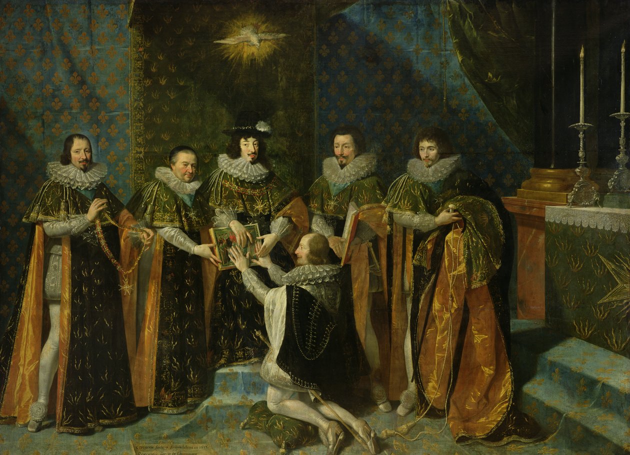 Ludwig XIII. (1601-43) empfängt Henri d
