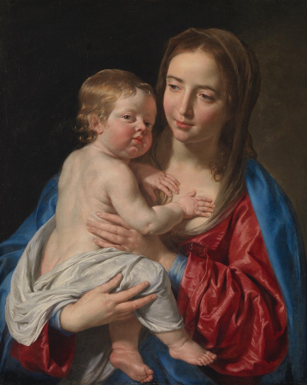Maria mit dem Kind von Philippe de Champaigne