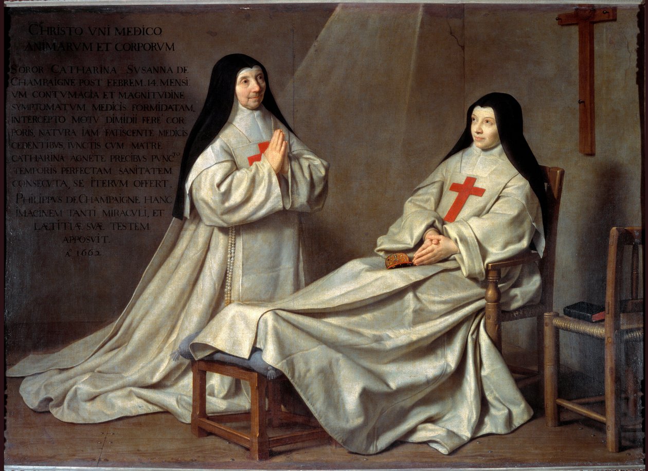 Port Royal: Porträt von Mutter Catherine Agnes Arnauld und Schwester Catherine de Sainte Suzanne von Philippe de Champaigne