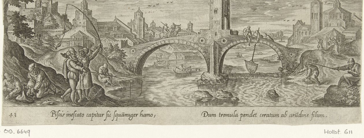 Angelsport
Jagd und Fischfang (Serientitel) von Philips Galle (attributed to workshop of)