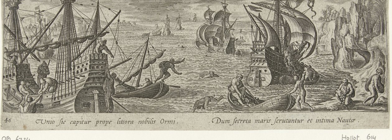Austernfang von Philips Galle (attributed to workshop of)