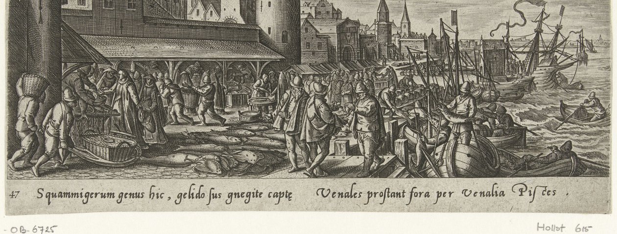 Fischmarkt von Philips Galle (attributed to workshop of)