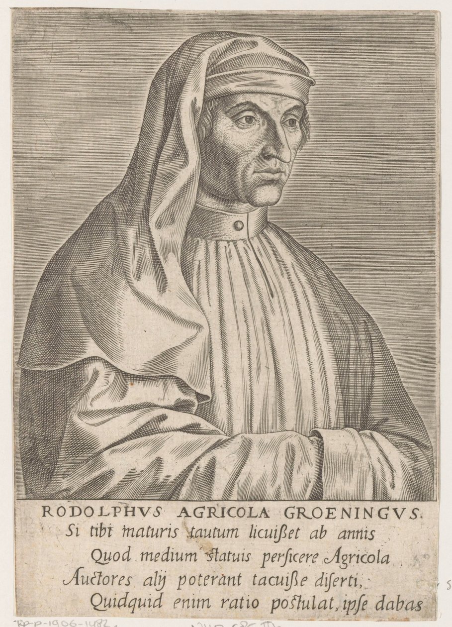 Porträt von Rudolf Agricola von Philips Galle