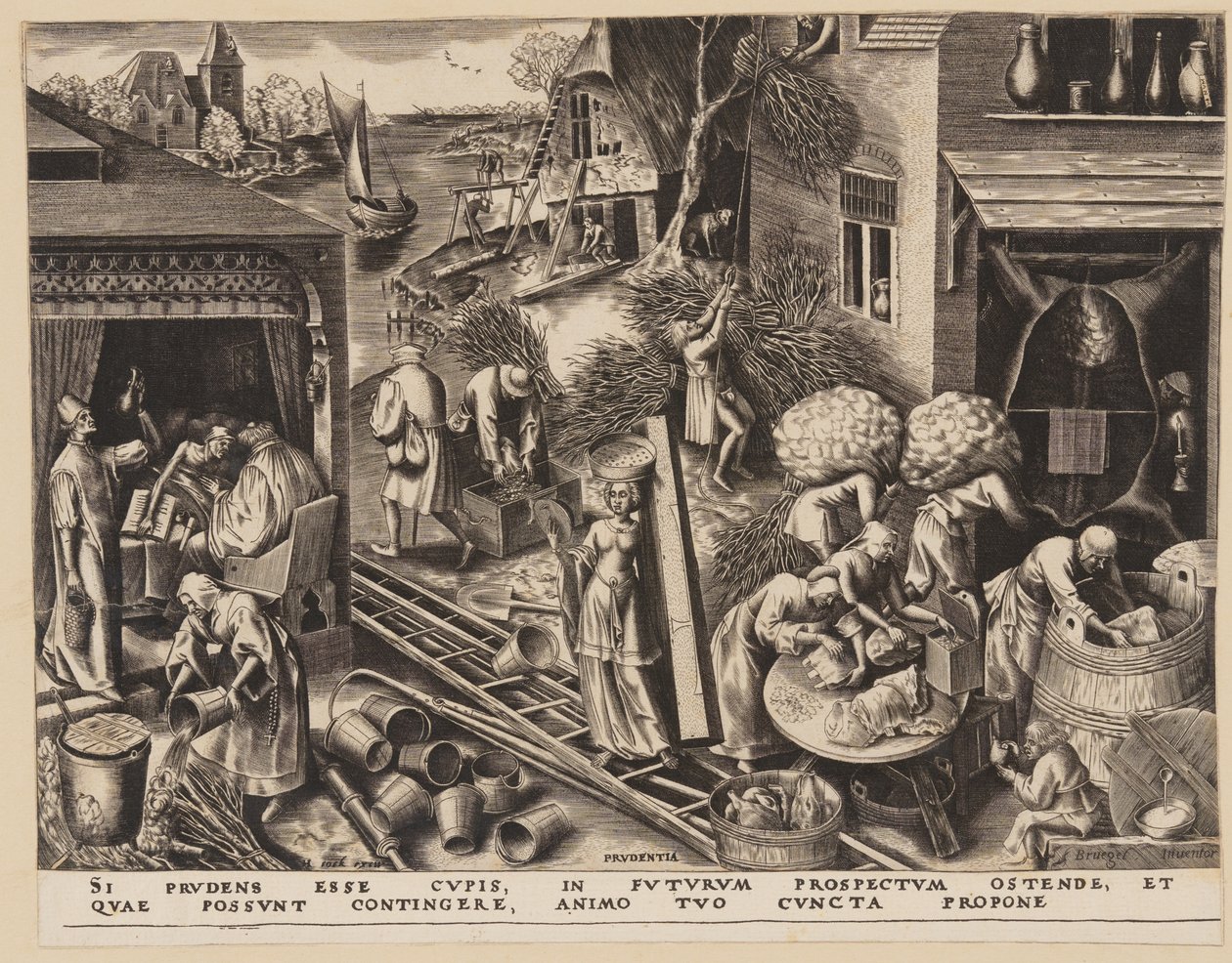 Klugheit, aus Die sieben Tugenden von Philips Galle