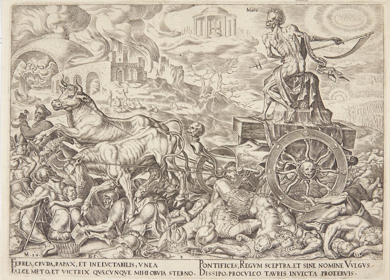 Der Triumph des Todes von Philips Galle