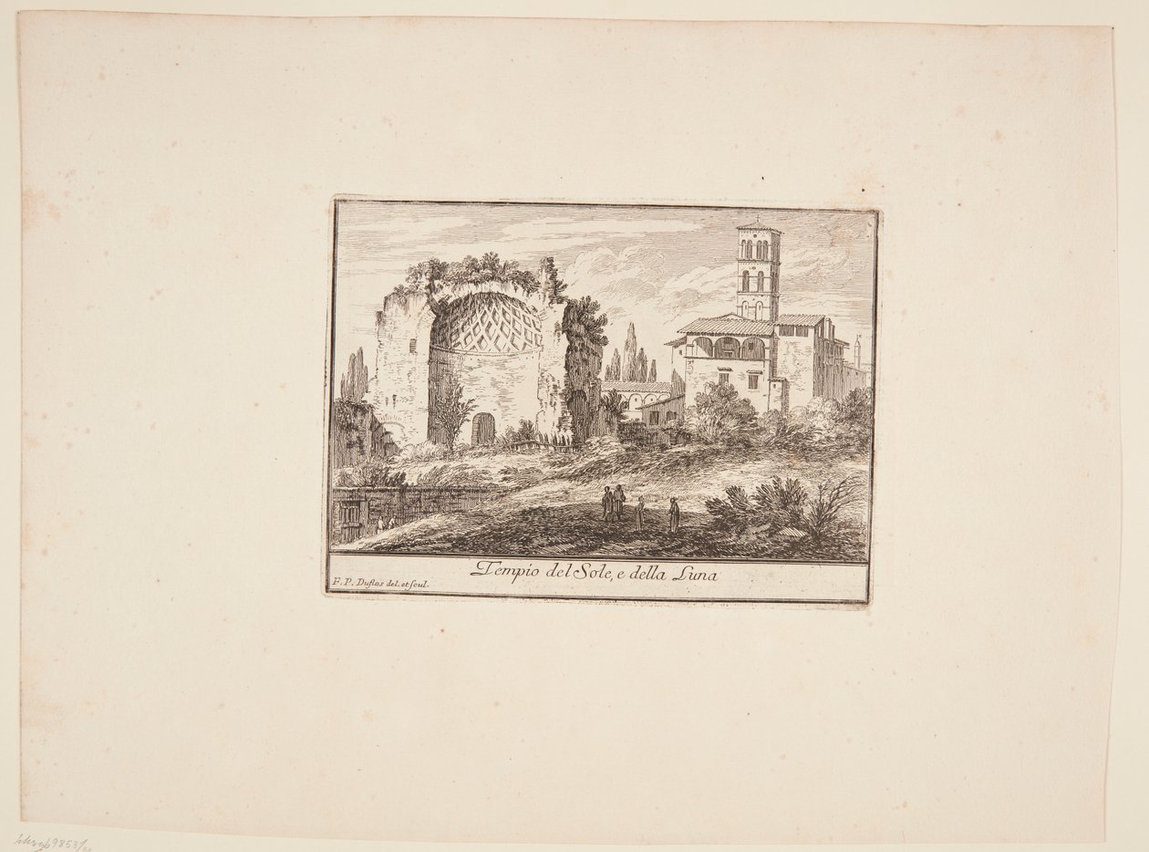 Tempel für Sonne und Mond von Philothée Francois Duflos