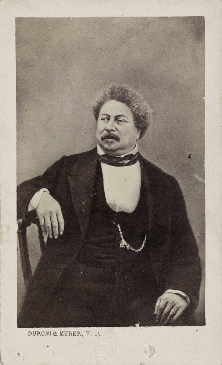 Der Autor Alexandre Dumas père 1802-1870, 1870 von Photo studio Duroni and Murer.