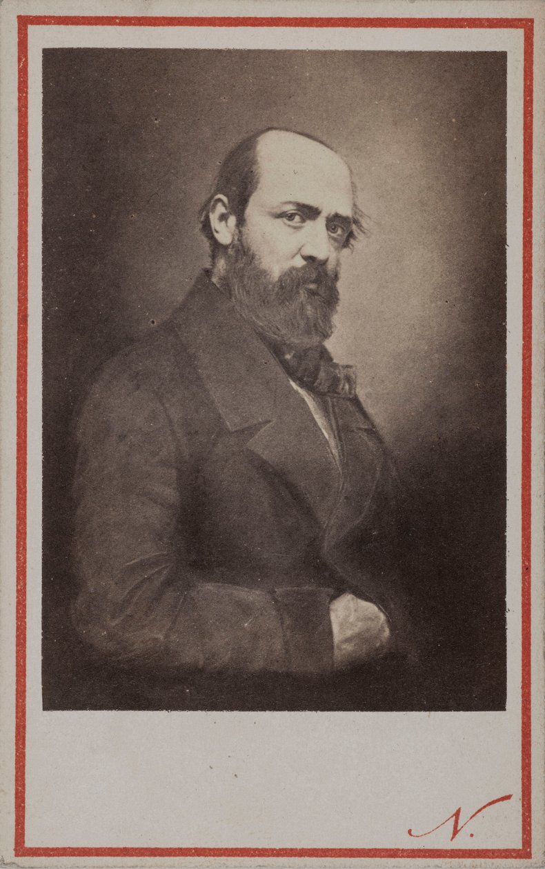 Porträt von Henri Murger 1822-1861, 1861 von Photo studio Nadar.